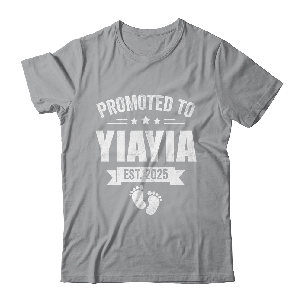 Promoted To Yiayia Est 2025 Mothers Day First Time New Shirt & Tank Top | siriusteestore