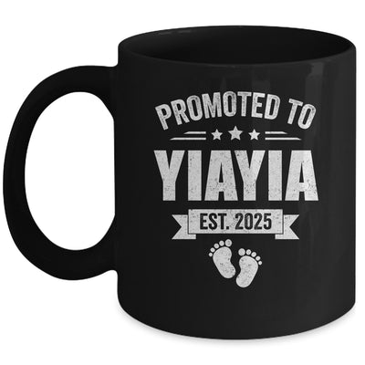 Promoted To Yiayia Est 2025 Mothers Day First Time New Mug | siriusteestore