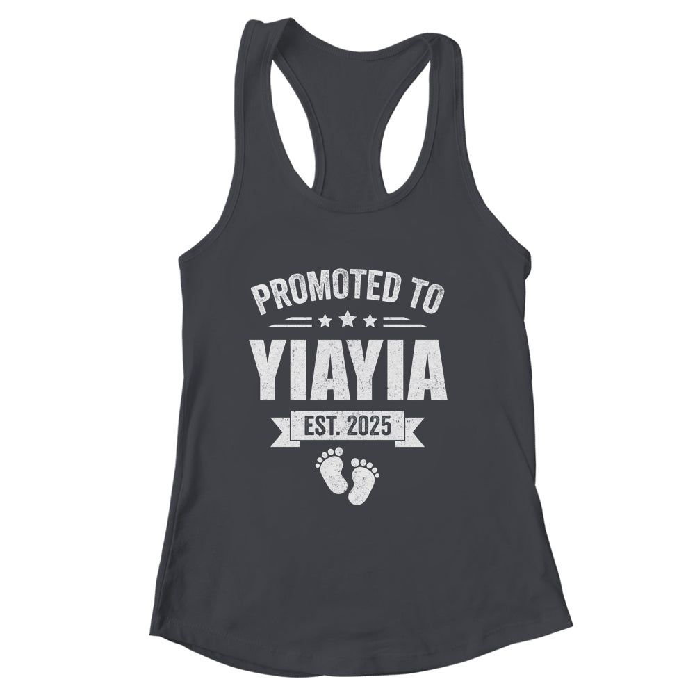Promoted To Yiayia Est 2025 Mothers Day First Time New Shirt & Tank Top | siriusteestore