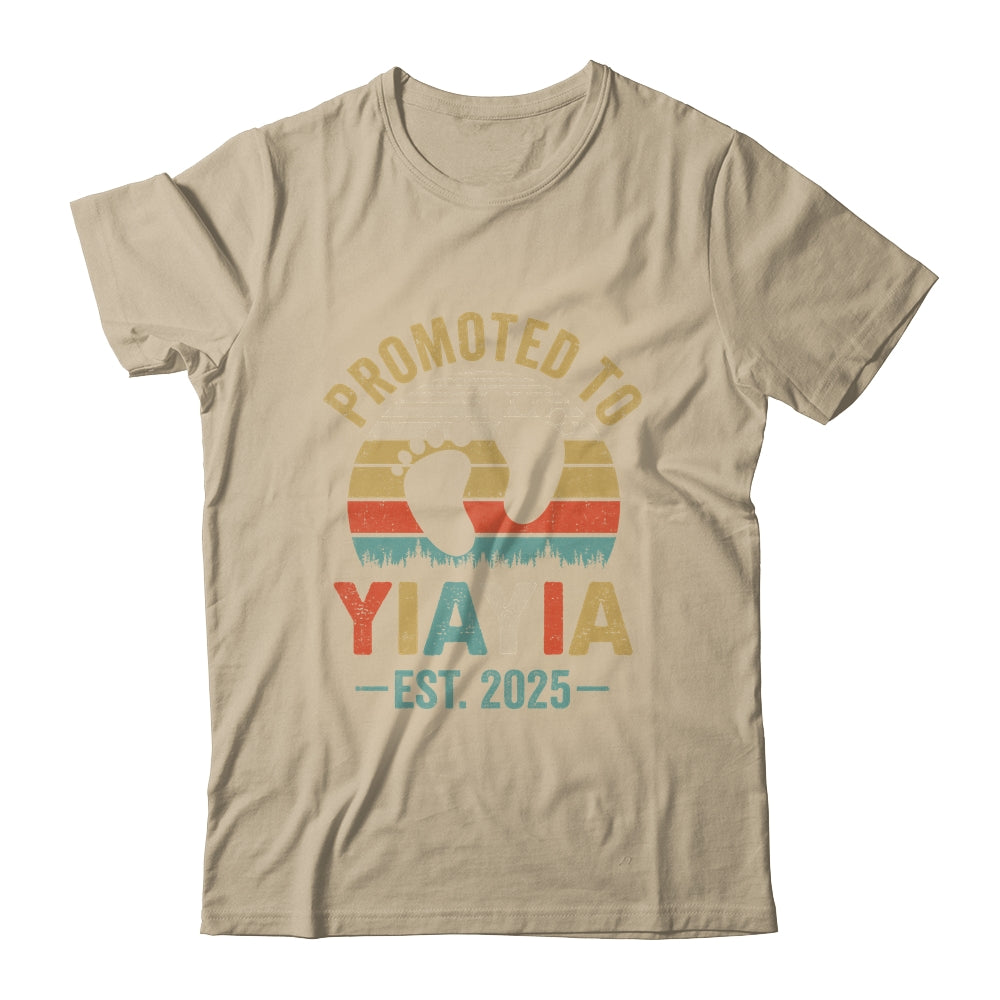 Promoted To Yiayia Est 2025 Mothers Day Vintage Shirt & Tank Top | siriusteestore