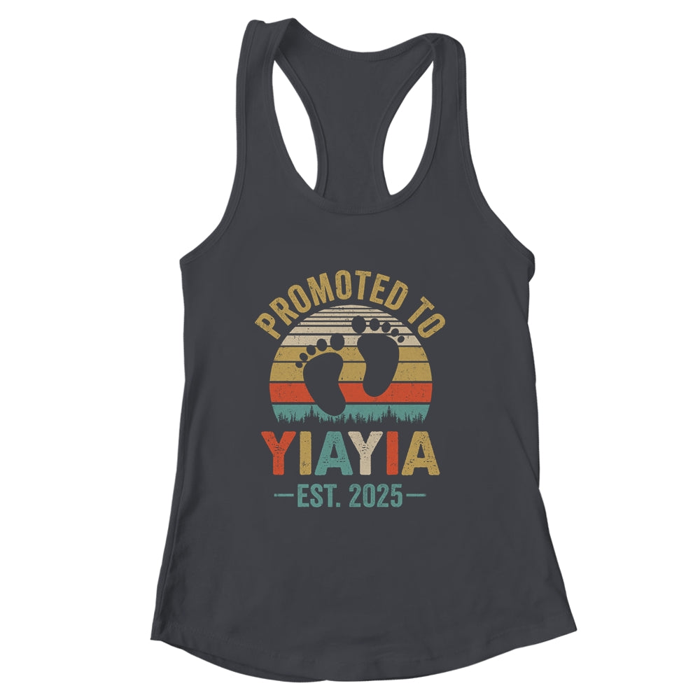 Promoted To Yiayia Est 2025 Mothers Day Vintage Shirt & Tank Top | siriusteestore