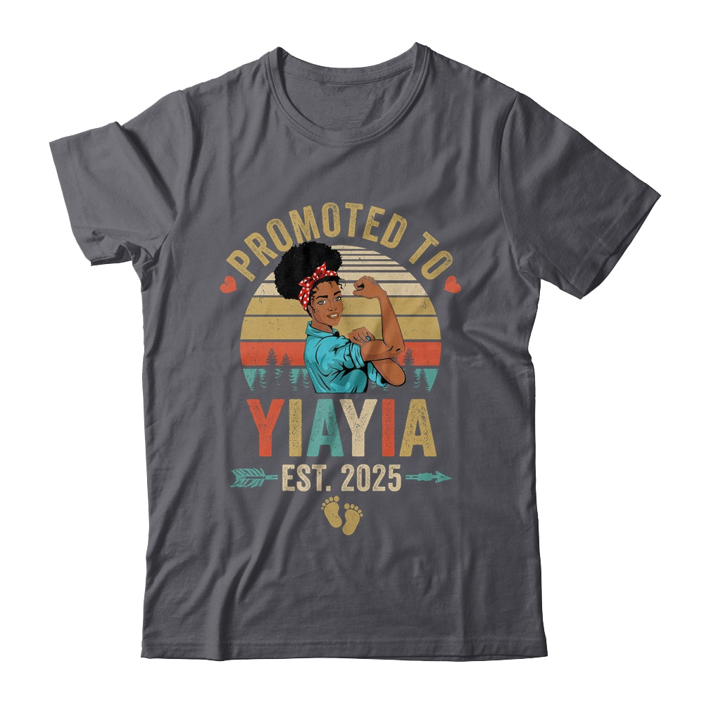 Promoted To Yiayia Est 2025 Vintage First Time Yiayia Shirt & Tank Top | siriusteestore