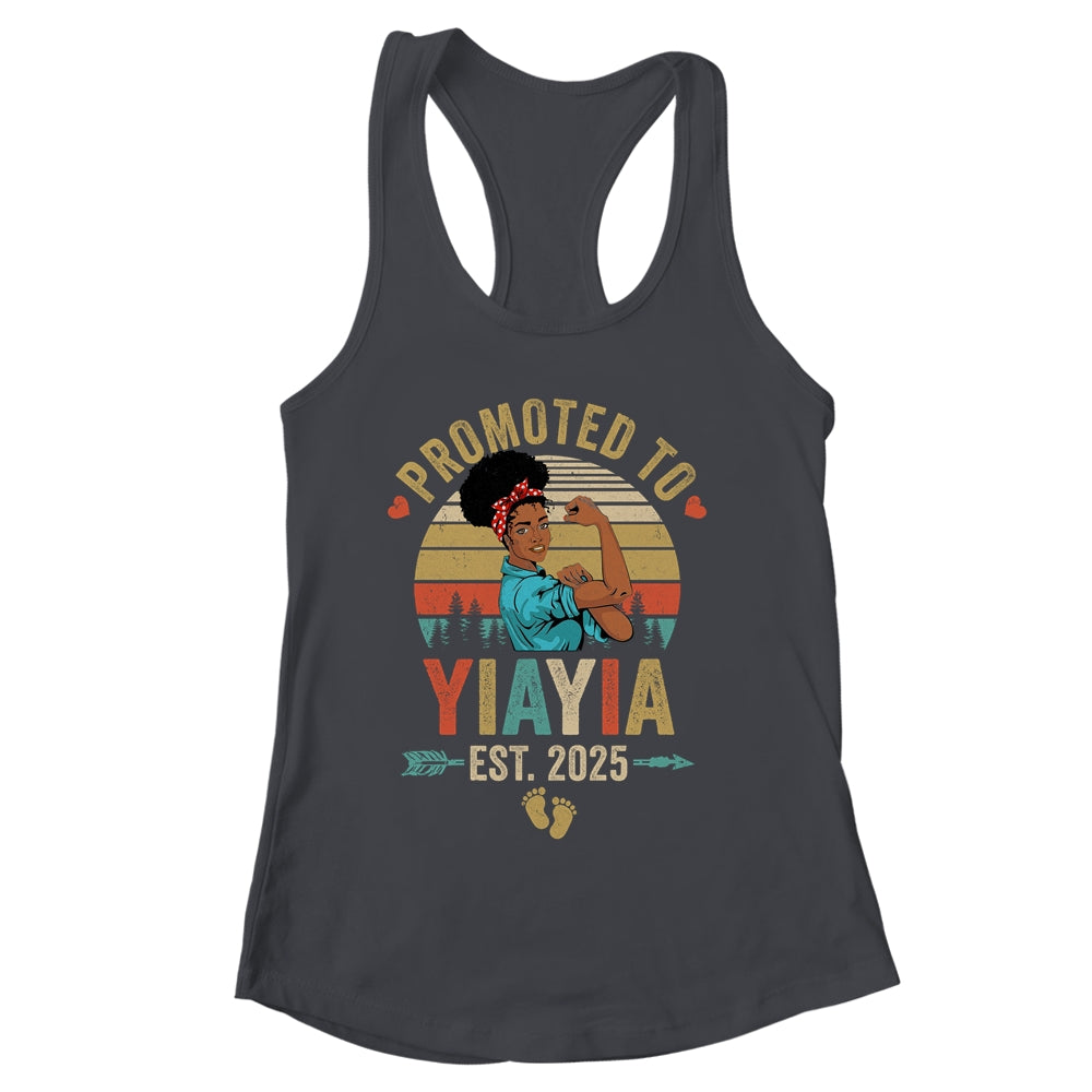 Promoted To Yiayia Est 2025 Vintage First Time Yiayia Shirt & Tank Top | siriusteestore