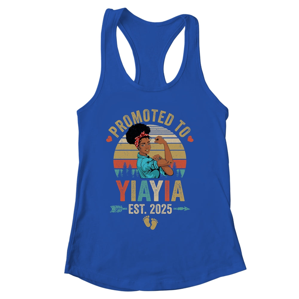 Promoted To Yiayia Est 2025 Vintage First Time Yiayia Shirt & Tank Top | siriusteestore