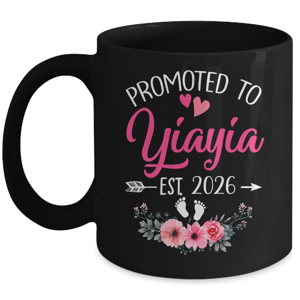 Promoted To Yiayia Est 2026 Mothers Day First Time Mug | siriusteestore