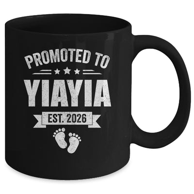 Promoted To Yiayia Est 2026 Mothers Day First Time New Mug | siriusteestore