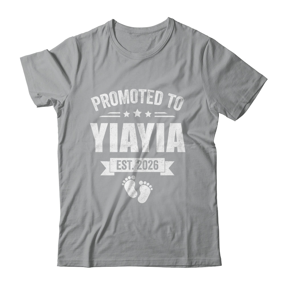 Promoted To Yiayia Est 2026 Mothers Day First Time New Shirt & Hoodie | siriusteestore