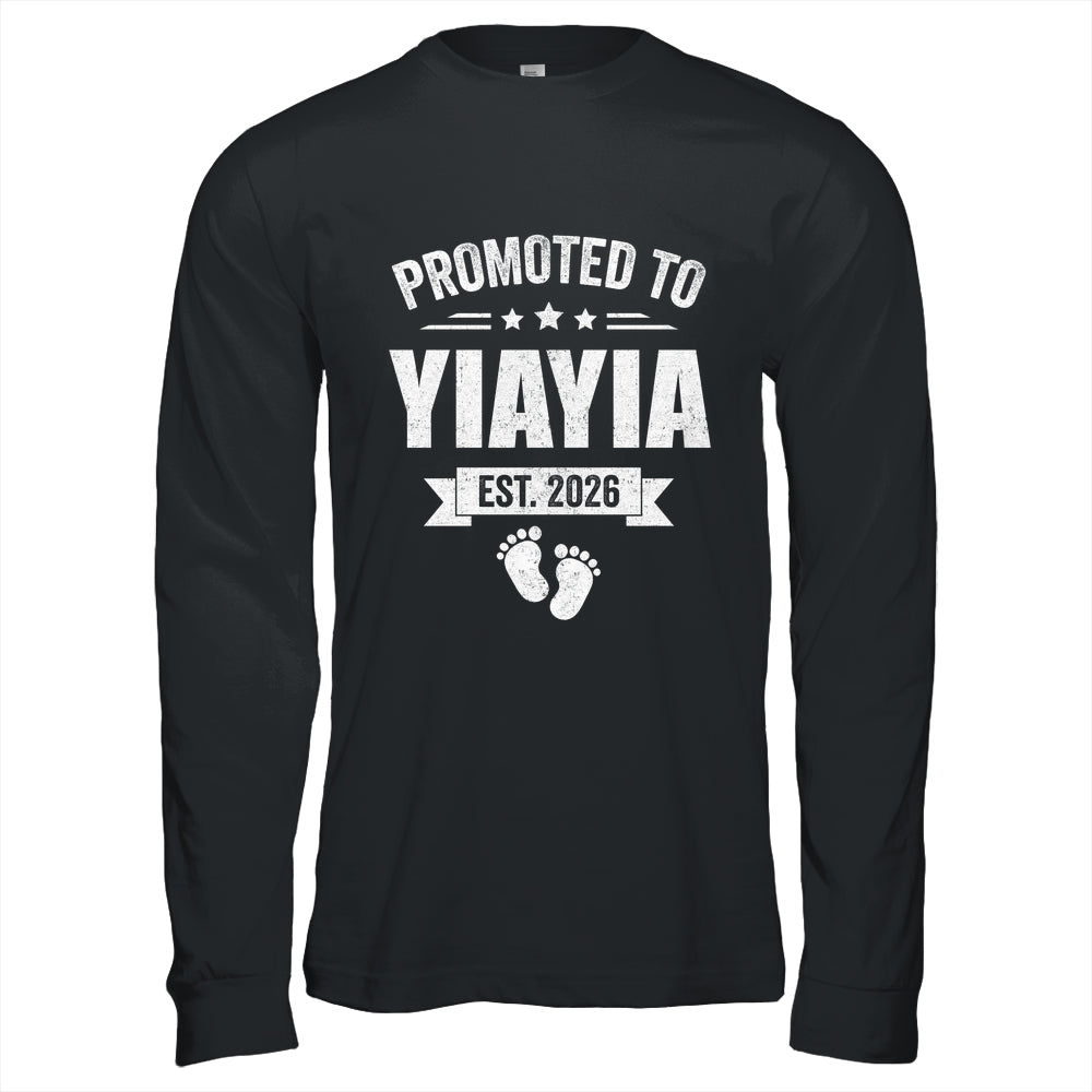 Promoted To Yiayia Est 2026 Mothers Day First Time New Shirt & Hoodie | siriusteestore