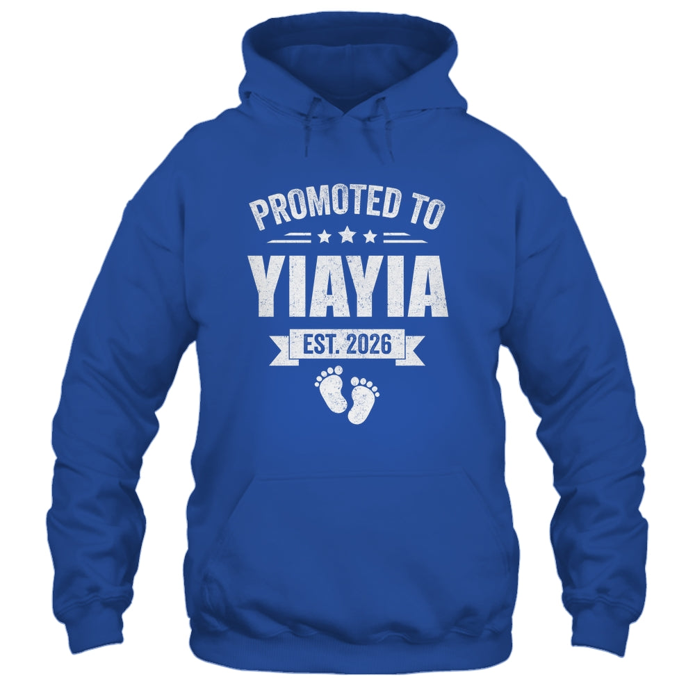 Promoted To Yiayia Est 2026 Mothers Day First Time New Shirt & Hoodie | siriusteestore