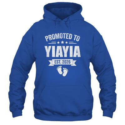 Promoted To Yiayia Est 2026 Mothers Day First Time New Shirt & Hoodie | siriusteestore