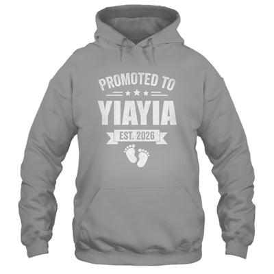 Promoted To Yiayia Est 2026 Mothers Day First Time New Shirt & Hoodie | siriusteestore