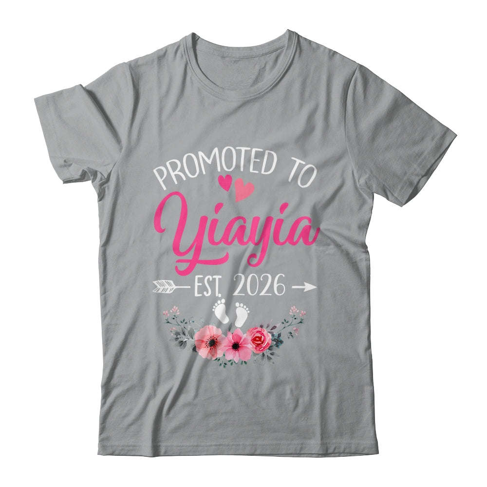 Promoted To Yiayia Est 2026 Mothers Day First Time Shirt & Tank Top | siriusteestore