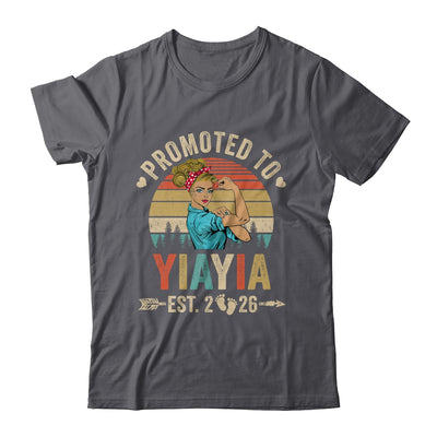 Promoted To Yiayia Est 2026 Retro First Time Yiayia Shirt & Tank Top | siriusteestore