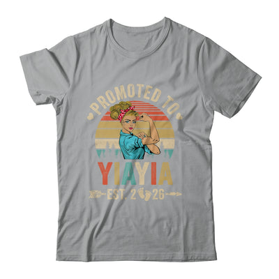 Promoted To Yiayia Est 2026 Retro First Time Yiayia Shirt & Tank Top | siriusteestore