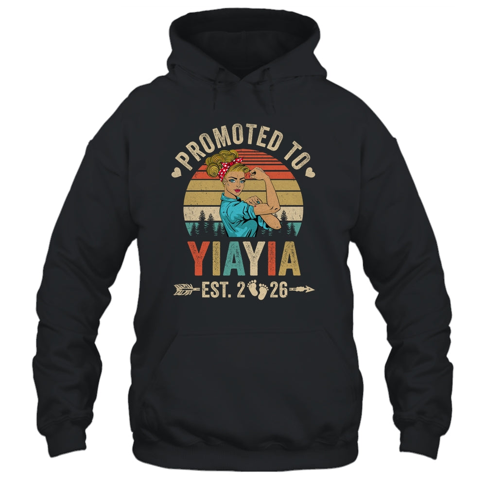 Promoted To Yiayia Est 2026 Retro First Time Yiayia Shirt & Tank Top | siriusteestore