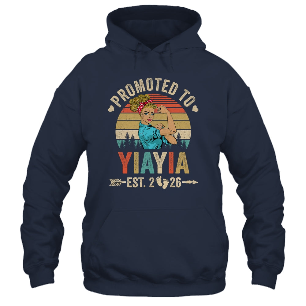 Promoted To Yiayia Est 2026 Retro First Time Yiayia Shirt & Tank Top | siriusteestore