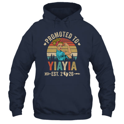 Promoted To Yiayia Est 2026 Retro First Time Yiayia Shirt & Tank Top | siriusteestore