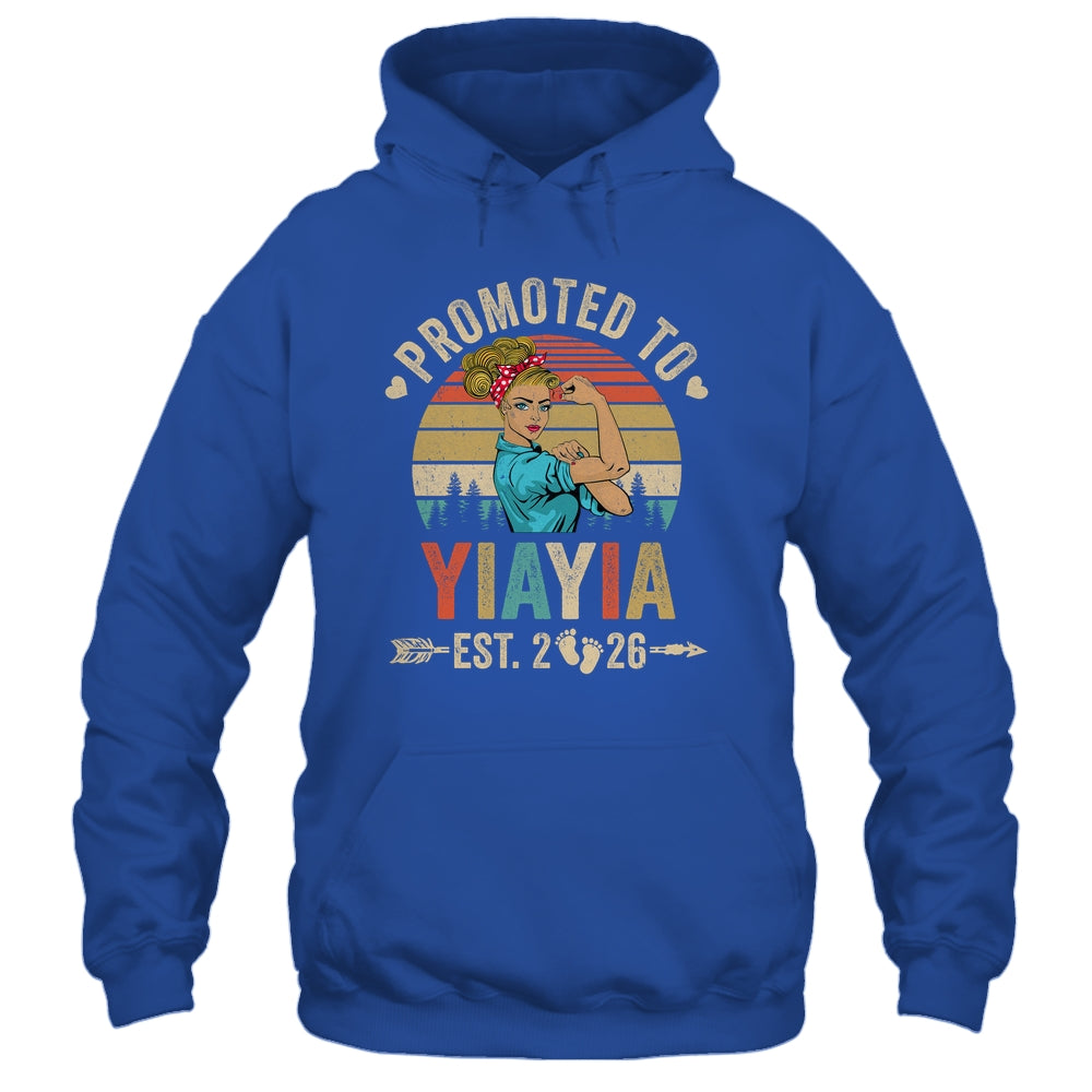 Promoted To Yiayia Est 2026 Retro First Time Yiayia Shirt & Tank Top | siriusteestore