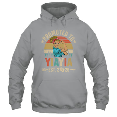 Promoted To Yiayia Est 2026 Retro First Time Yiayia Shirt & Tank Top | siriusteestore
