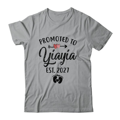 Promoted To Yiayia Est 2027 First Time Mothers Day Shirt & Hoodie | siriusteestore
