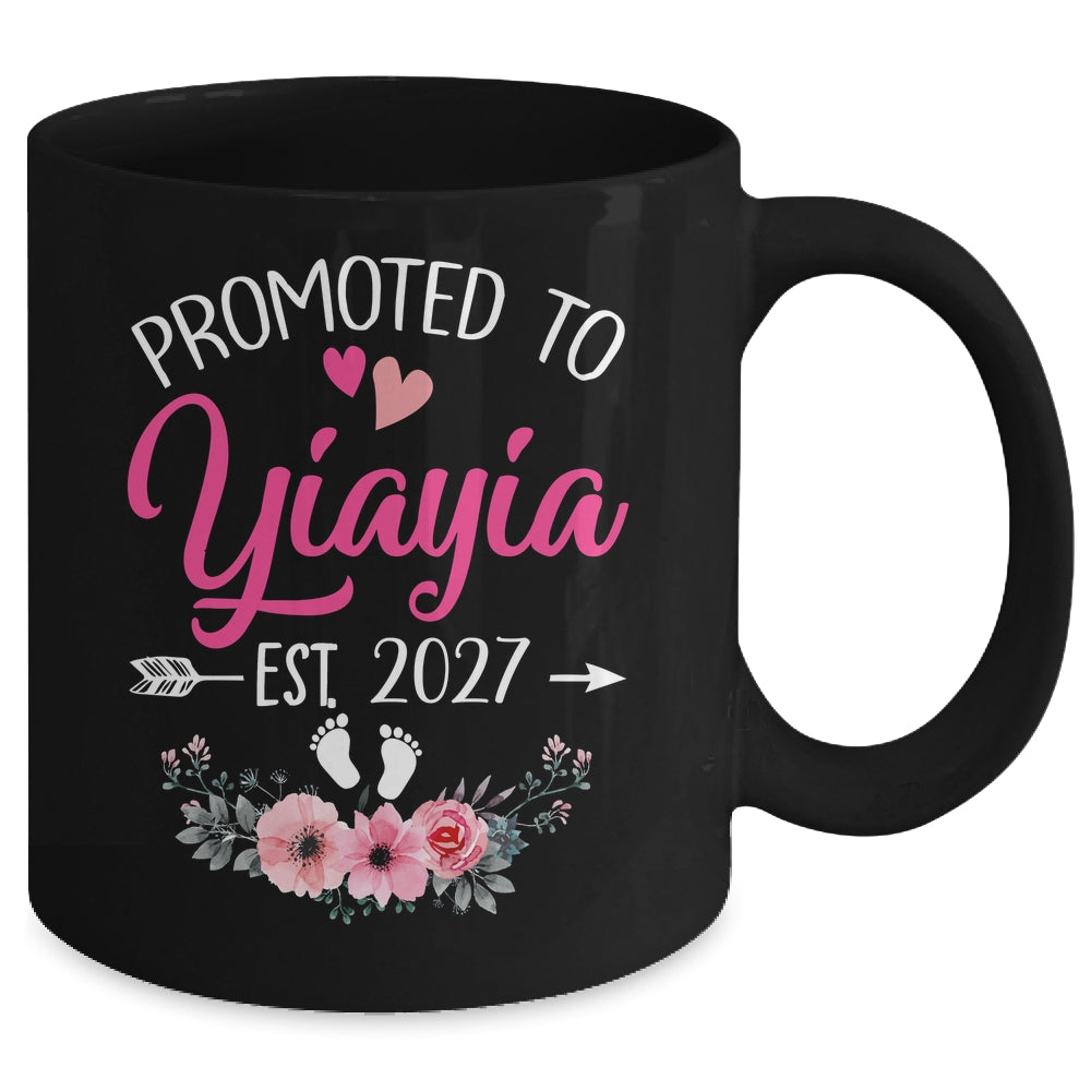 Promoted To Yiayia Est 2027 Mothers Day First Time Mug | siriusteestore