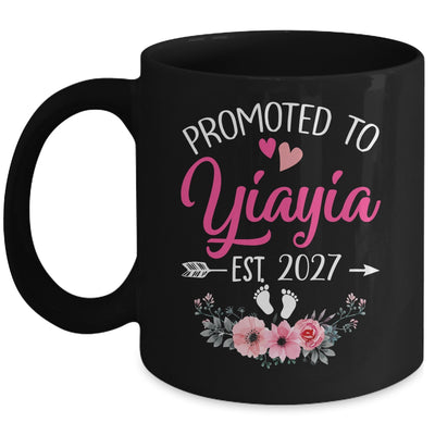 Promoted To Yiayia Est 2027 Mothers Day First Time Mug | siriusteestore