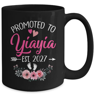 Promoted To Yiayia Est 2027 Mothers Day First Time Mug | siriusteestore