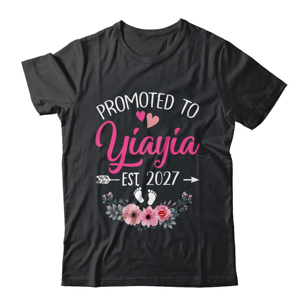 Promoted To Yiayia Est 2027 Mothers Day First Time Shirt & Tank Top | siriusteestore