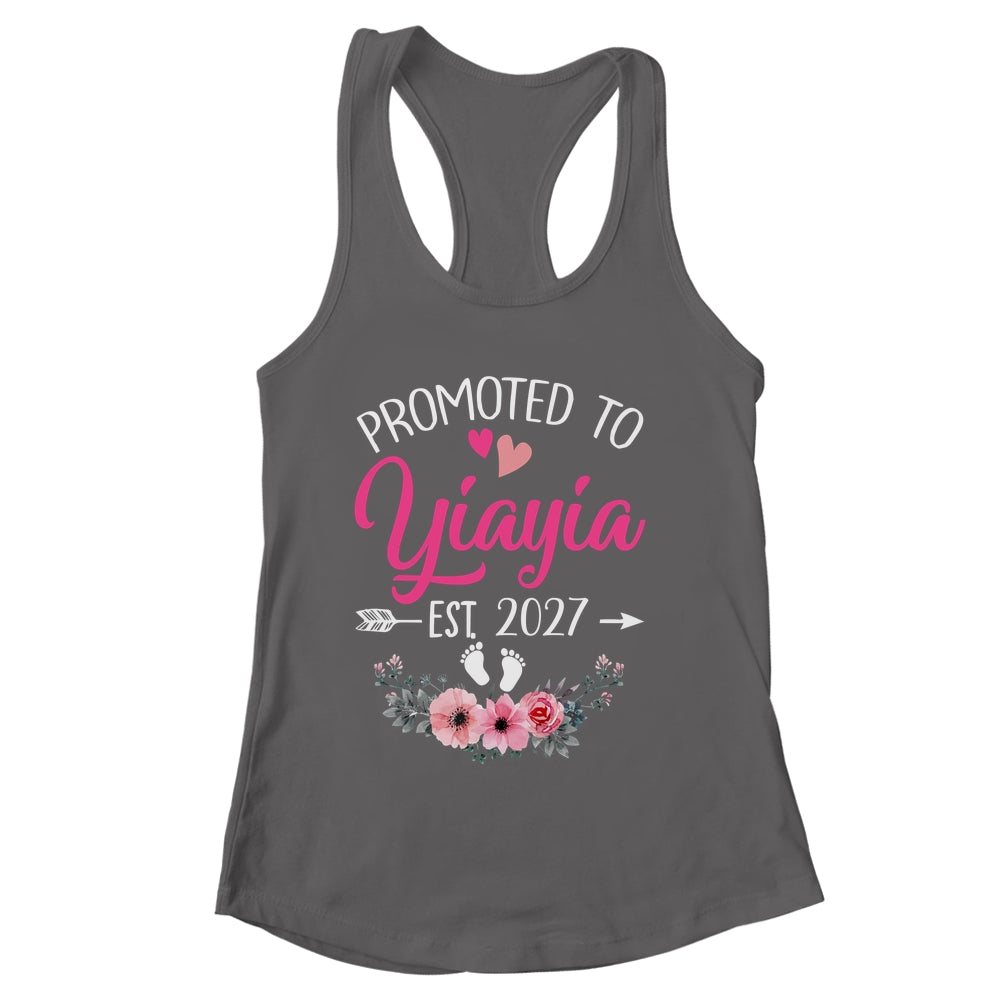Promoted To Yiayia Est 2027 Mothers Day First Time Shirt & Tank Top | siriusteestore