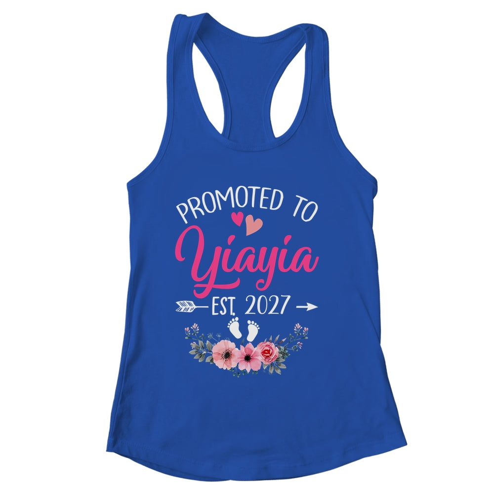 Promoted To Yiayia Est 2027 Mothers Day First Time Shirt & Tank Top | siriusteestore