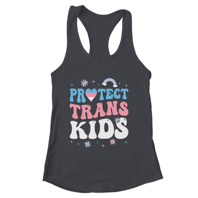 Protect Trans Kids LGBT Pride Support Transgender Groovy Shirt & Tank Top | siriusteestore