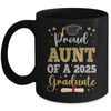 Proud Aunt Of A 2025 Graduate Senior Class Of 2025 Graduation Mug | siriusteestore