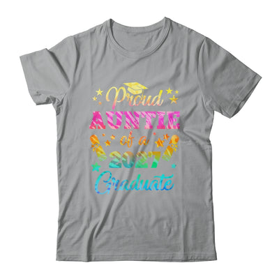 Proud Auntie Of A Class Of 2027 Graduate Senior 26 Tie Dye Shirt & Hoodie | siriusteestore