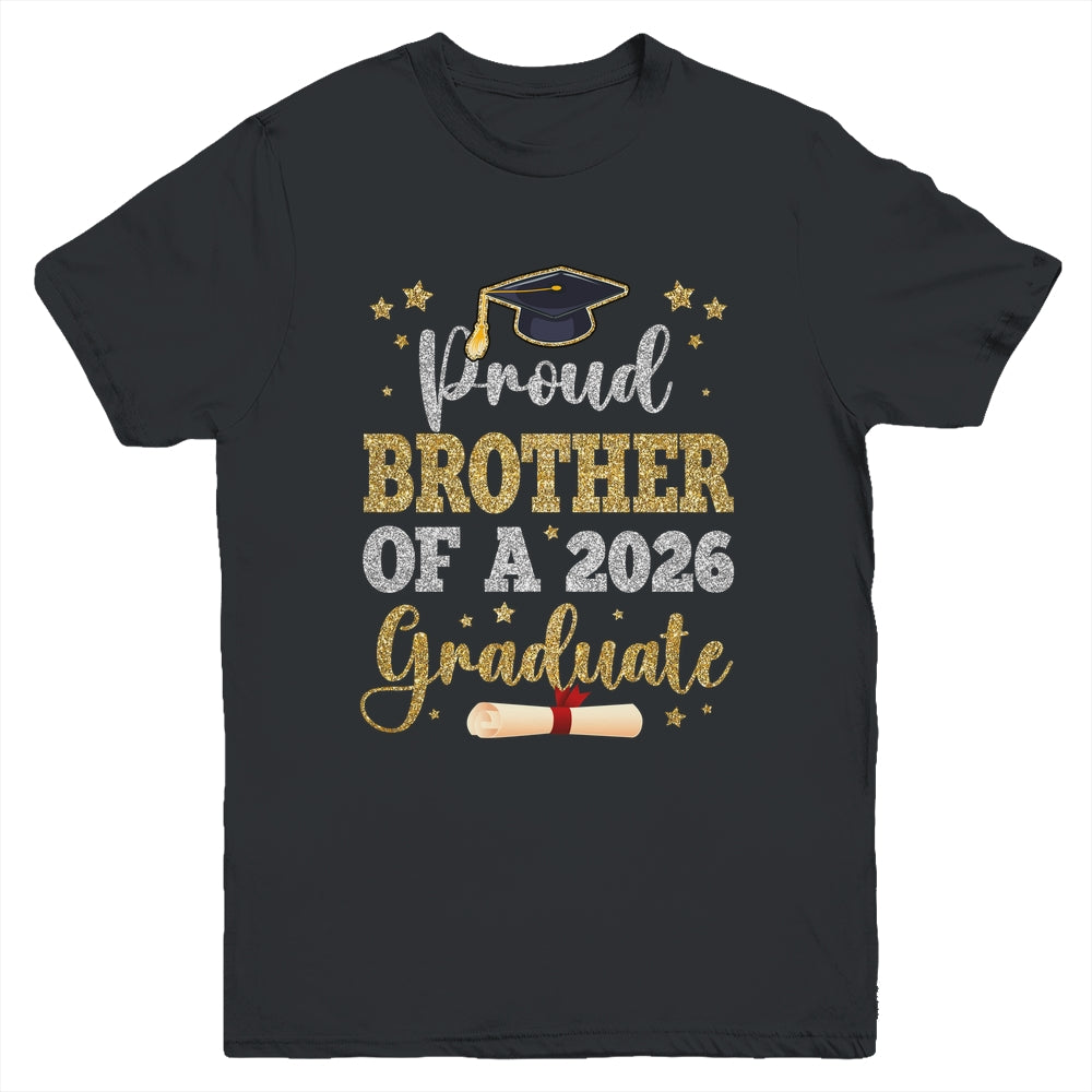Proud Brother Of A 2026 Graduate Senior Class Of 2026 Graduation Youth Shirt | siriusteestore