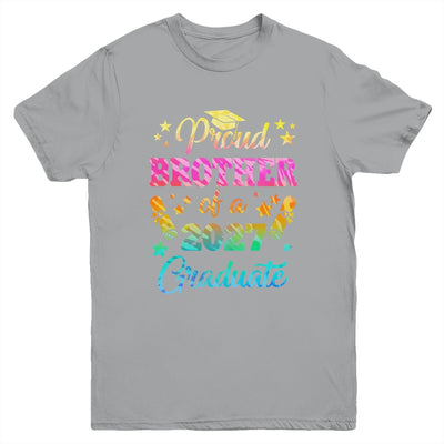 Proud Brother Of A Class Of 2027 Graduate Senior 26 Tie Dye Youth Shirt | siriusteestore