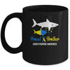 Proud Brother World Down Syndrome Awareness Day Shark T21 Mug | siriusteestore