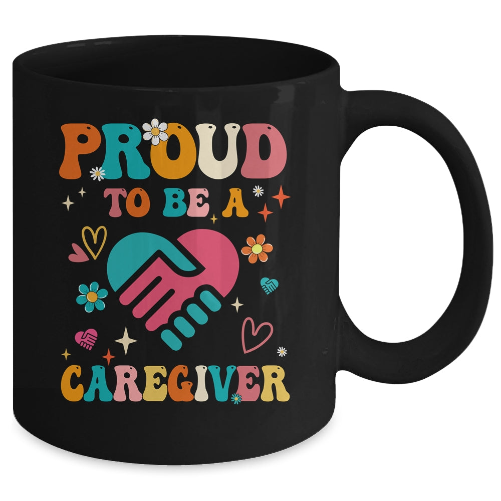 Proud Caregiver Nursing Nurse For Women Caregiving Support Mug | siriusteestore