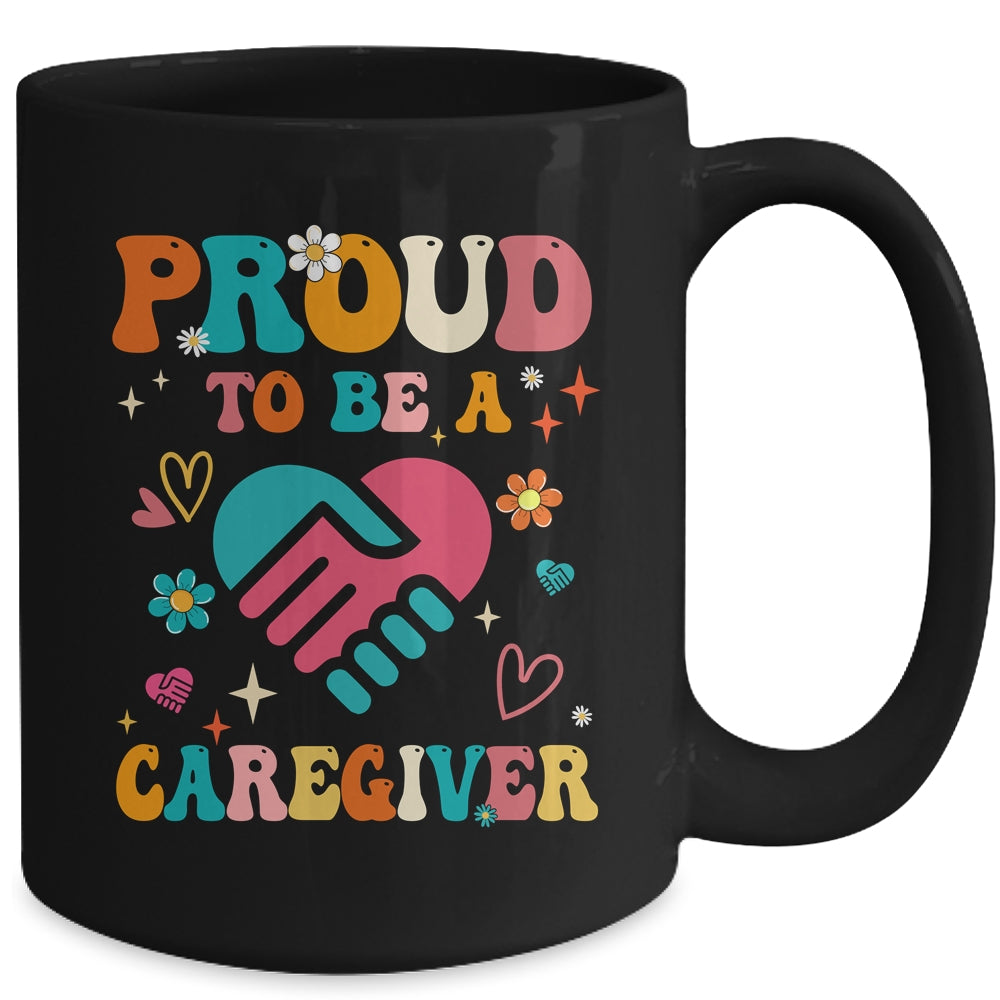 Proud Caregiver Nursing Nurse For Women Caregiving Support Mug | siriusteestore