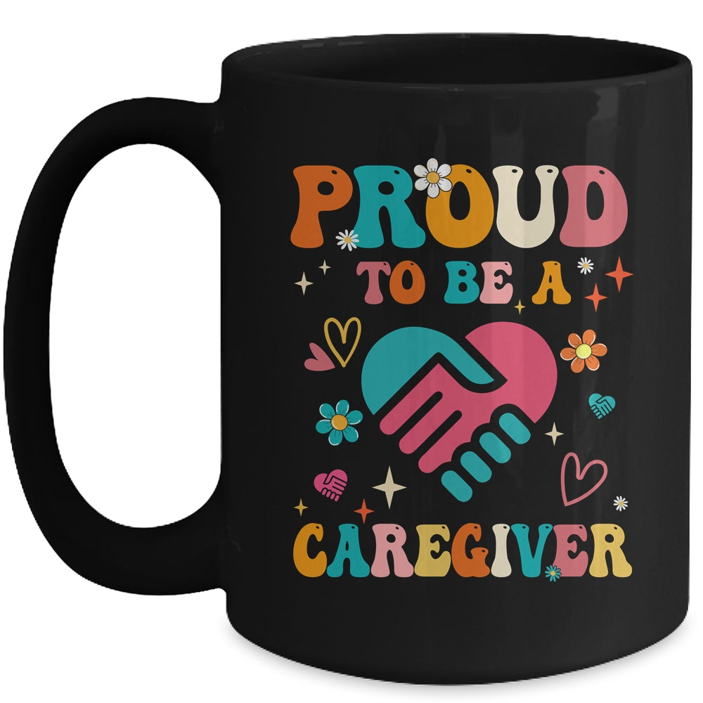 Proud Caregiver Nursing Nurse For Women Caregiving Support Mug | siriusteestore