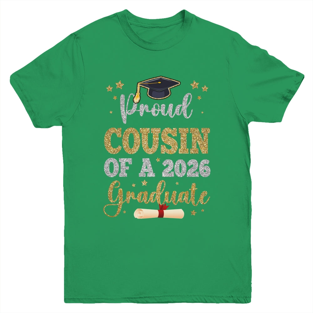 Proud Cousin Of A 2026 Graduate Senior Class Of 2026 Graduation Youth Shirt | siriusteestore