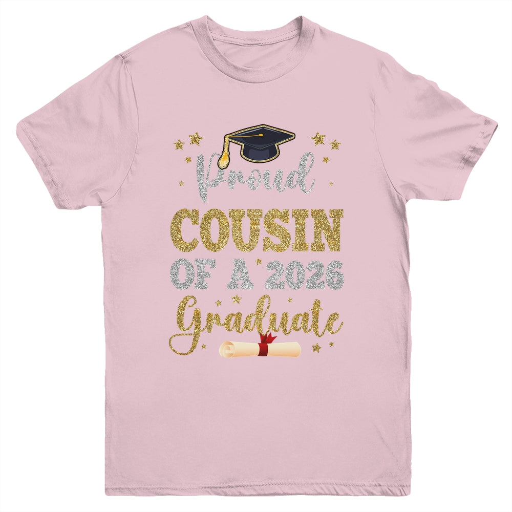Proud Cousin Of A 2026 Graduate Senior Class Of 2026 Graduation Youth Shirt | siriusteestore