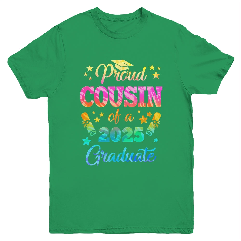 Proud Cousin Of A Class Of 2027 Graduate Senior 26 Tie Dye Youth Shirt | siriusteestore