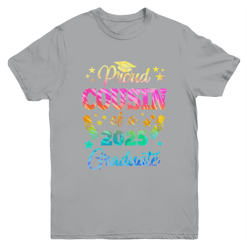 Proud Cousin Of A Class Of 2027 Graduate Senior 26 Tie Dye Youth Shirt | siriusteestore