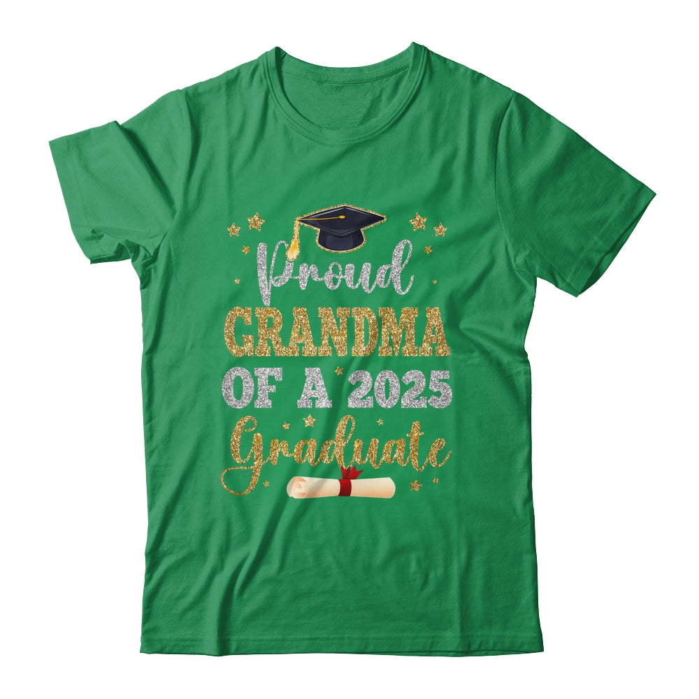 Proud Grandma Of A 2025 Graduate Senior Class Of 2025 Graduation Shirt & Hoodie | siriusteestore