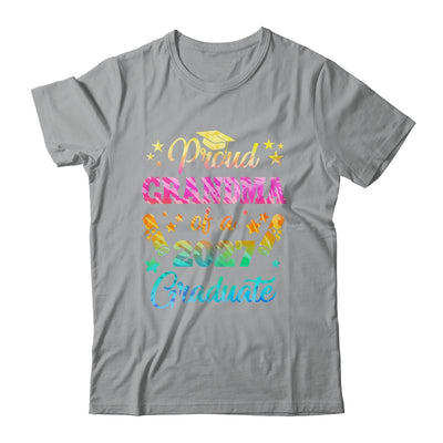 Proud Grandma Of A Class Of 2027 Graduate Senior 26 Tie Dye Shirt & Hoodie | siriusteestore
