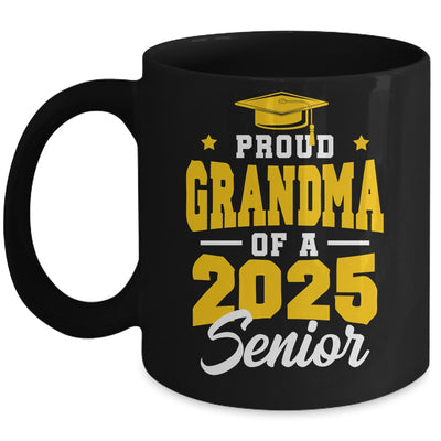 Proud Grandma Of A Senior Class Of 2025 Senior 2025 Golden Mug | siriusteestore