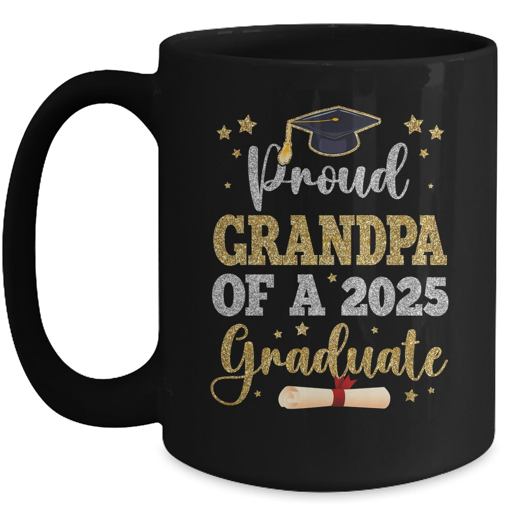 Proud Grandpa Of A 2025 Graduate Senior Class Of 2025 Graduation Mug | siriusteestore