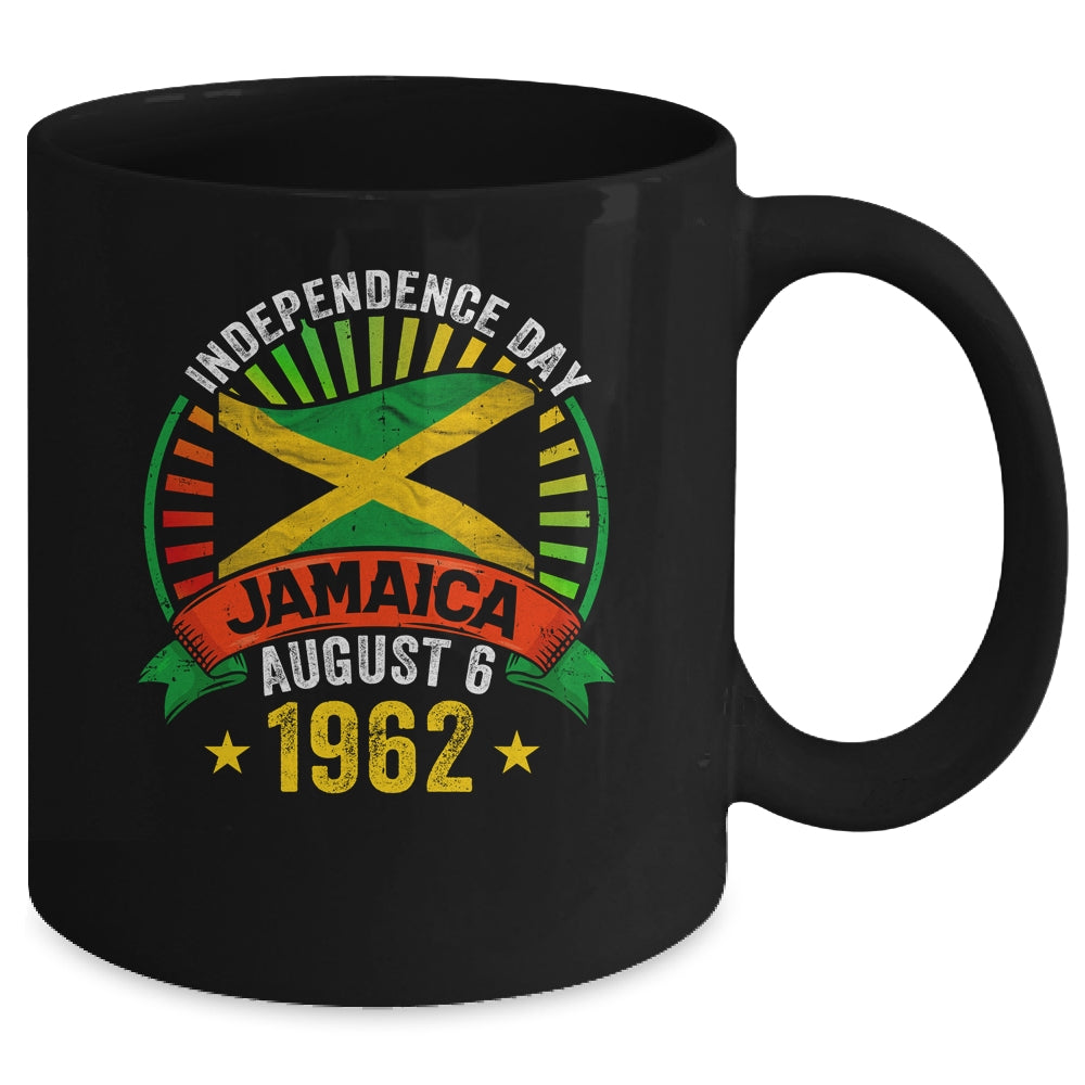 Proud Jamaican Independence Day Jamaica 1962 Men Women Kids Mug | siriusteestore