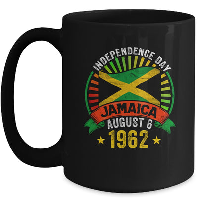 Proud Jamaican Independence Day Jamaica 1962 Men Women Kids Mug | siriusteestore