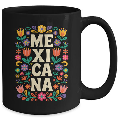Proud Mexico For Mexicans Mexicana Mexico Women Girls Flower Mug | siriusteestore